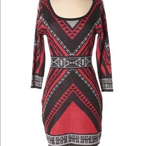 Flying Tomato Boho Sweater Bodycon Dress
